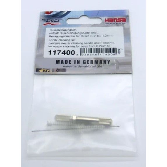 H&S [117400} Nozzle cleaning set, for H&S airbrushes