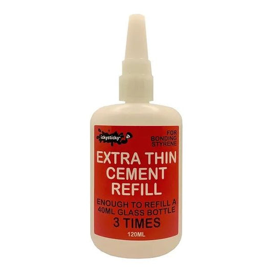 IckySticky [13410] Liquid cement refill, Extra thin - 120ml