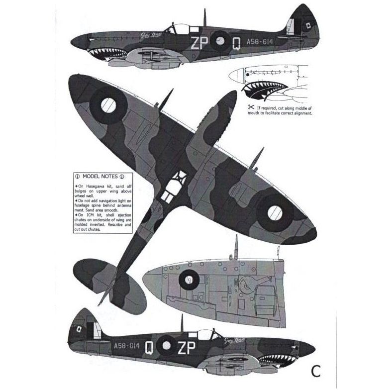 Aero Imageworks [A014801] Supermarine Spitfire Mk.VIII in the Pacific (RAAF), 1/48