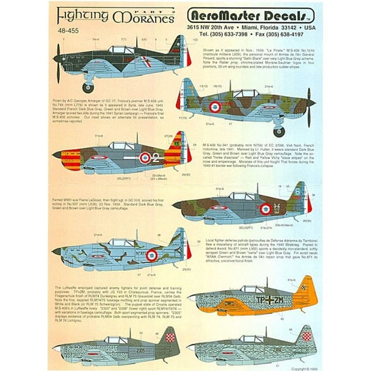 Aeromaster [AM48-455] Fighting Moranes - part 2, 1/48