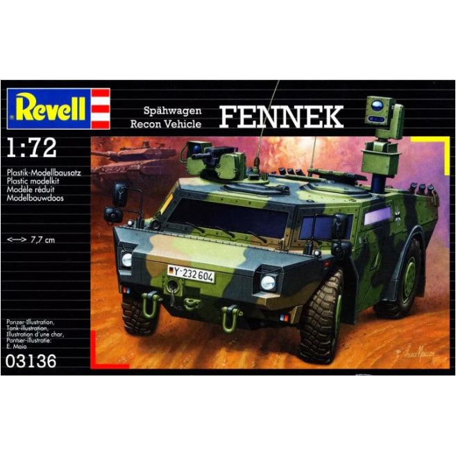 Revell, [03136], Fennek recon vehicle, 1/72