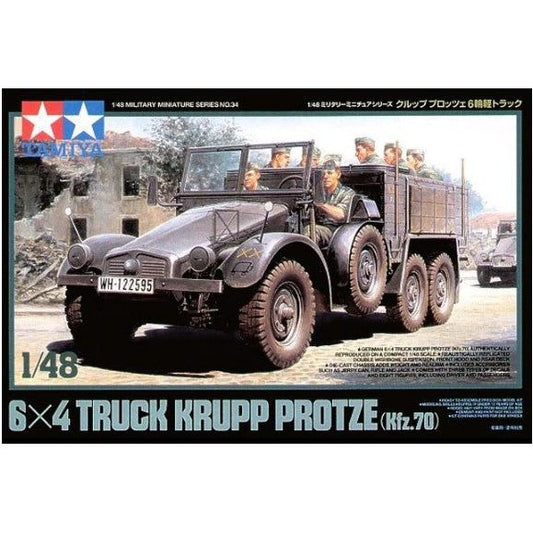 Tamiya, [32534], 6x4 Truck Krupp Protze (Kfz.70), 1/48
