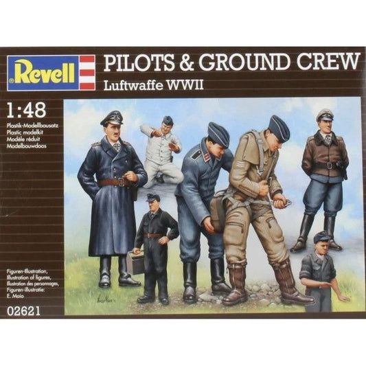 Revell [02621] Luftwaffe WW2 Pilots & Ground Crew, 1/72
