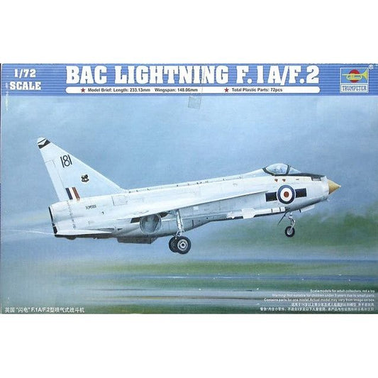 Trumpeter [01634] BAC Lightning F.1A/F.2, 1/72