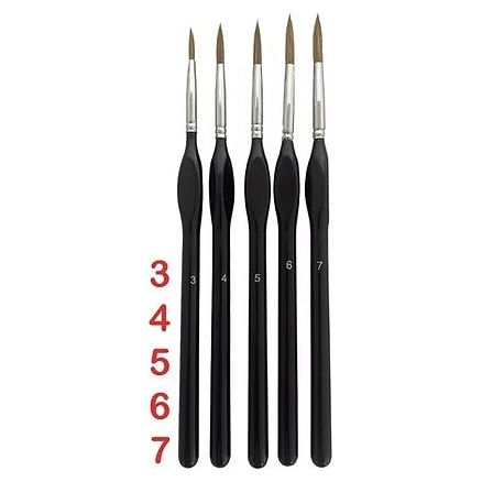 Icky Sticky [14017] Lanhgao Hair detail paint brush set