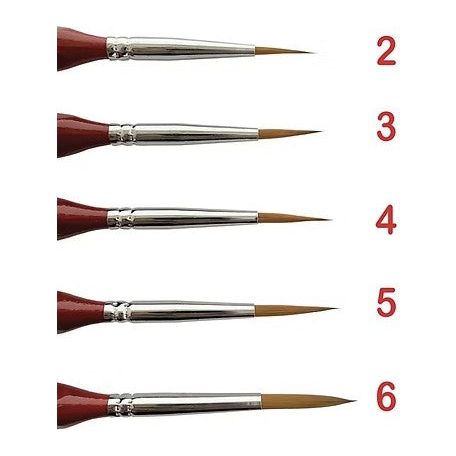 Icky Sticky [14024] Synthetic Hair Detail Paint Brush set