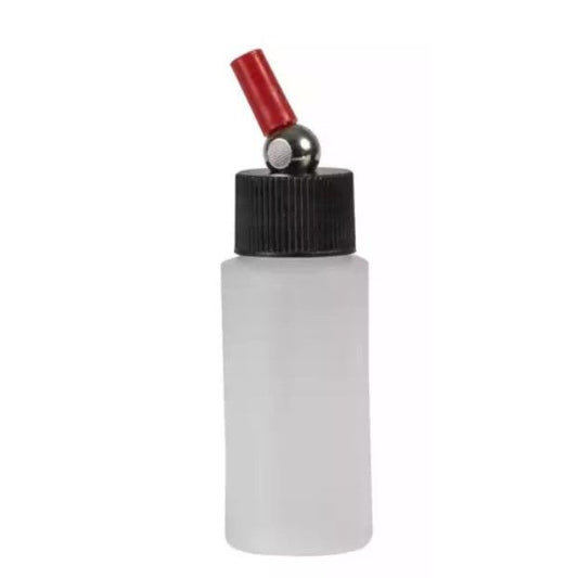 Iwata [14702P] Jar (high strength plastic) & cap, 85ml (3oz)
