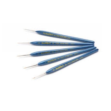 H&S [170007] 888 paint brush set: 5 brushes (10-0 to 0) synthetic golden sable bristle