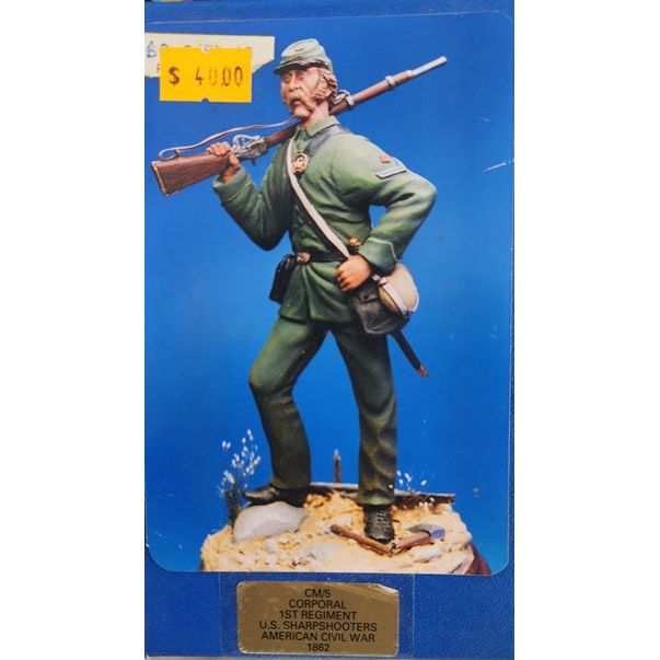 Citadel Miniatures [CM5] Corporal 1st Regt US Sharpshooters, ACW, 1862, 120mm