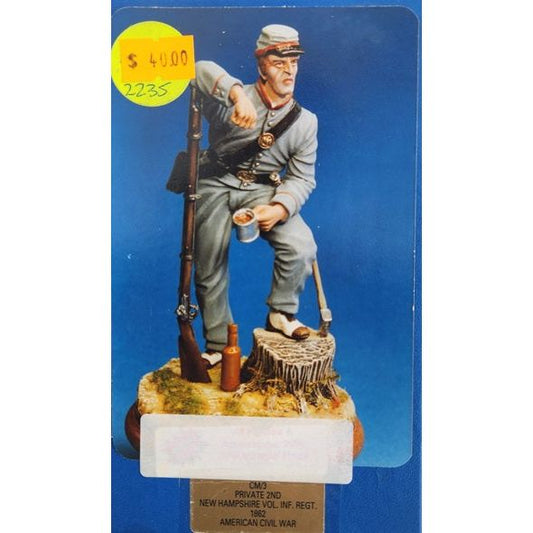 Citadel Miniatures [CM3] Private 2nd New Hampshire Vol. Inf Regt, ACW 1862, 120mm