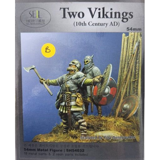 Seil [SH54032] Two Vikings, 10th Century AD, vignette, 54mm