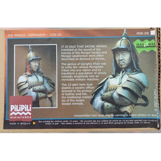 Pili Pili [MW-06] Mongol Commander 1200 AD (BUST), 200mm bust