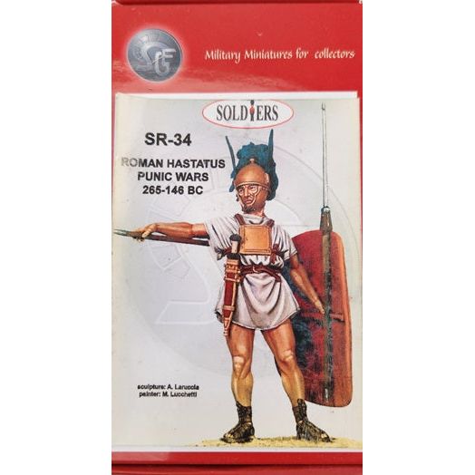 Soldiers [SR-34] Roman Hastatus, Punic Wars 265-146 BC, 54mm