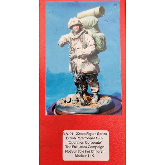 Battalion Miniatures [BA.01] British Paratrooper, Falklands 1982, 120mm