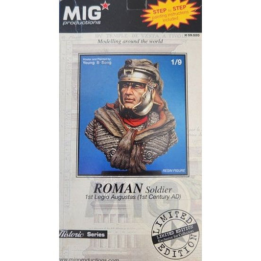 MiG [H09-020§] Roman soldier, 1st Legio Augustas (1st Century AD) (BUST), 1/9 (200mm)