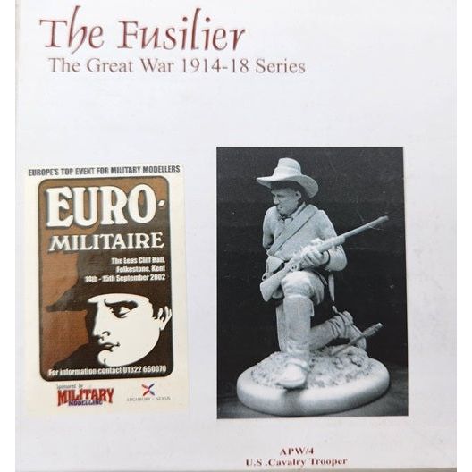 Fusilier [APW/4] US Cavalry Trooper kneeling/reloading, American Plains Wars, 1876, 75mm §