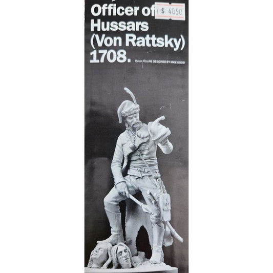 Poste Militaire [MG75/03] Officer of Von Rattsky Hussars - 1708, 75mm