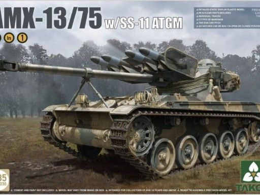 Takom [2038] AMX-13/75 w/SS-11 ATGM, 1/35