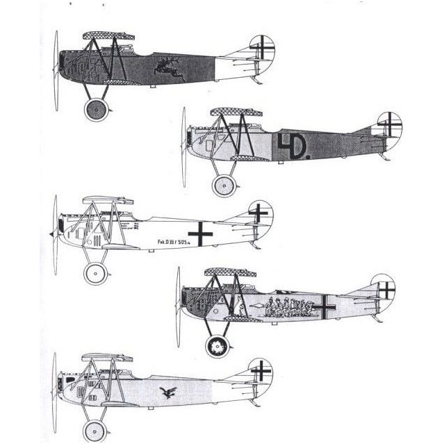 PD Decal [48-016] Fokker D.VII, 1/48