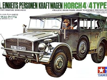 Tamiya [35052] S.GL. Einheits Personen Kraftwagen Horch 4X4 Type 1a, 1/35 **