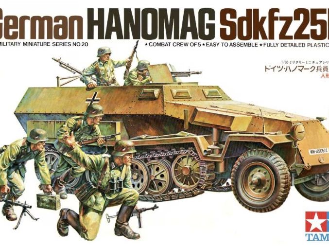 Tamiya [35120] Hanomag Sdkfz.251/1 w/5 crewman, 1/35 **