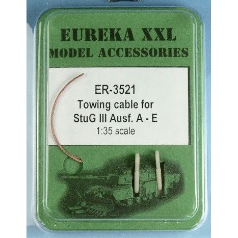 Eureka XXL [ER3521] tow cable for StuG.III Ausf A to E, 1/35