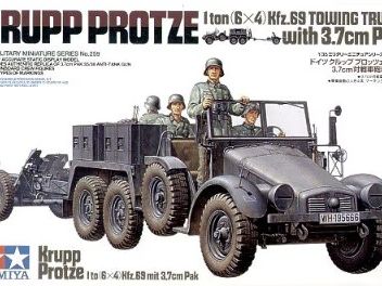 Tamiya [35259] Krupp Protze truck w/ 3.7cm Pak, 1/35 **