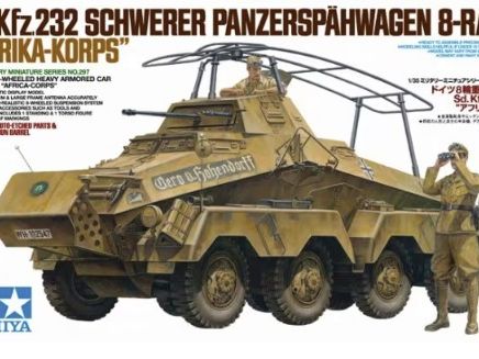 Tamiya [35297] 
Sd.Kfz.232 Schwerer Panzerspähwagen 8-Rad "Afrika-Korps", 1/35**