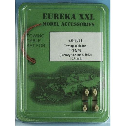 Eureka XXL [ER3531] tow cable for T-34/76 (factory 112, mod.1942), 1/35