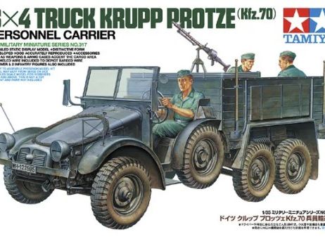 Tamiya [35317] 6X4 Truck Krupp Protze personnel carrier, 1/35 **