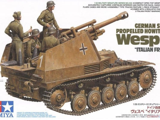 Tamiya [35358] German SP Howitzer, Wespe 'Italian Front', 1/35 **