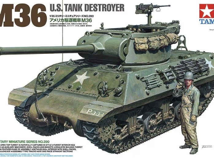 Tamiya [35390] M36 Jackson Tank Destroyer, 1/35 **
