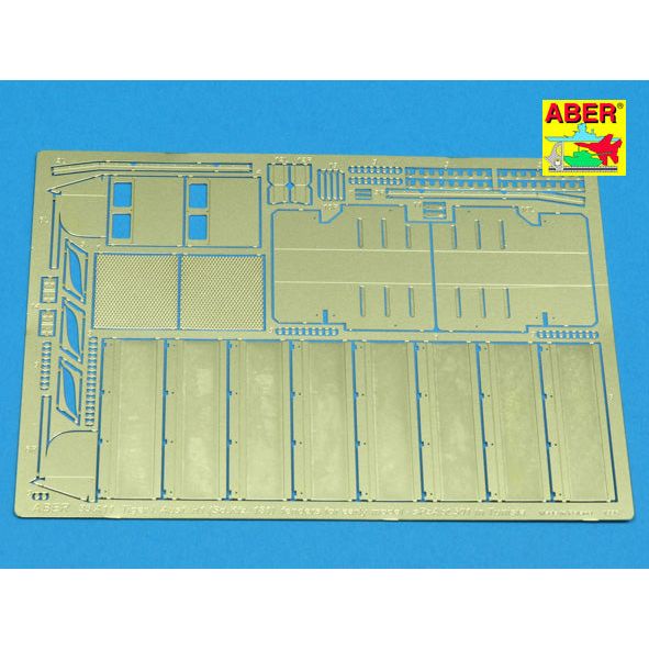 Aber [35A011] Side fenders for Pzkpfw.VI Tiger I (Afrika Korps), 1/35