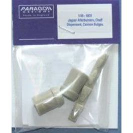 Paragon [48035] Jaguar afterburners, Chaff dispensers & Cannon bulges, 1/48