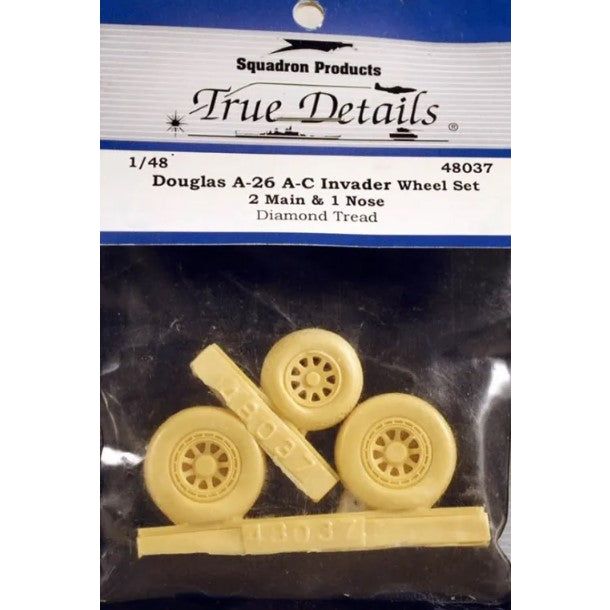 True Details [48037] A-26A-C Invader wheel set, 1/48