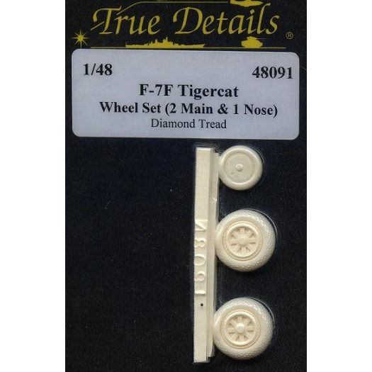 True Details [48091] F7F Tigercat wheel set, 1/48