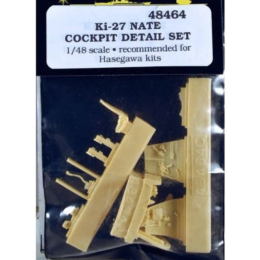 True Details [48464] Ki-27 Nate cockpit detail set, 1/48