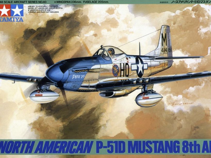 Tamiya [61040]  N.A P-51D Mustang - 8th AF, 1/48 **