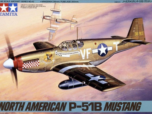 Tamiya [61042] N.A P-51B Mustang, 1/48 **