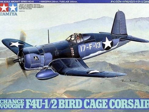 Tamiya [61046] Vought F4U-1/2 Birdcage Corsair, 1/48 **