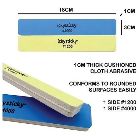 Icky Sticky [610612] Polishing sticks - 1ea #1200, #4000 grit