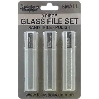 IckySticky [610620] Glass File Set (3), Small