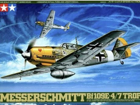Tamiya [61063] Messerschmitt Bf-109E-4/7 trop, 1/48 **