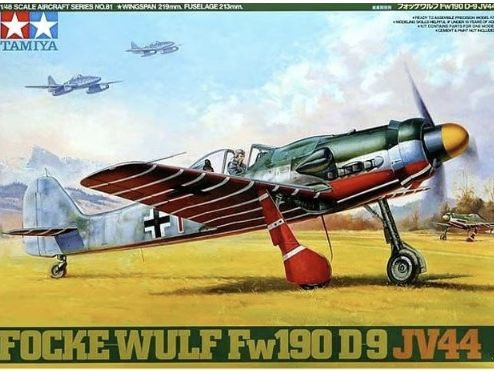 Tamiya [61081] Focke Wulf Fw-190D-9 JV44, 1/48 **