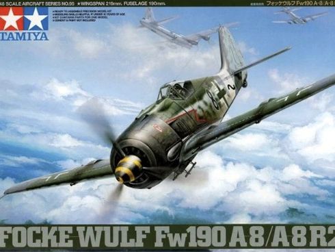 Tamiya [61095] Focke Wulf Fw-190A-8/A-8R2, 1/48 **