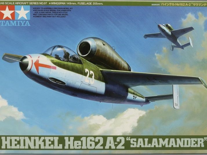 Tamiya [61097] Heinkel He-162A-2 Salamander, 1/48 **