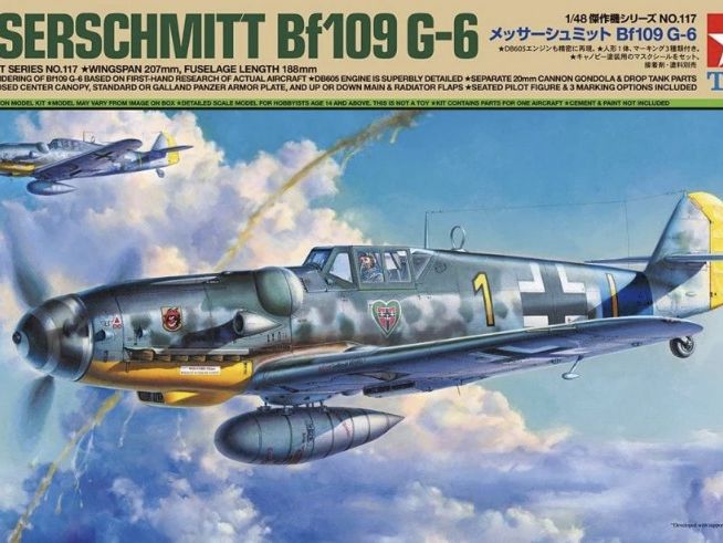 Tamiya [61117] Messerschmitt Bf-109G-6, 1/48 **