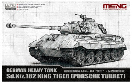 Meng [72-010], SdKfz.182 King Tiger (Porsche Turret), 1/72