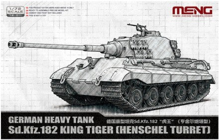 Meng [72-011], SdKfz.182 King Tiger (Henschel Turret), 1/72