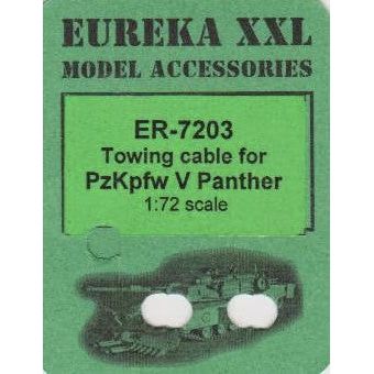 Eureka XXL [ER7203] tow cable for Pzkpfw.V Panther, 1/72